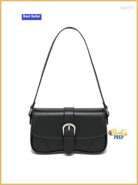 Vintage Y2K Vegan Leather Shoulder Bag Mini Purse Women Saddle Handbag